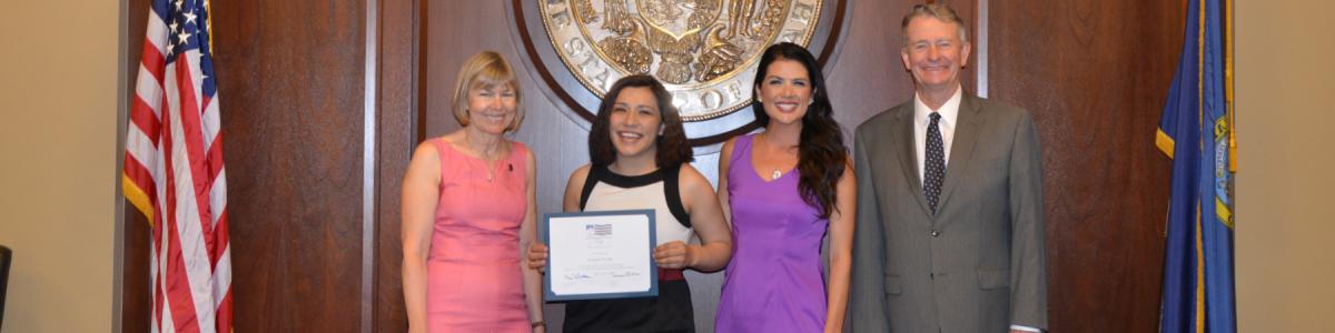 Idaho Governor's Cup Scholarship Recipient